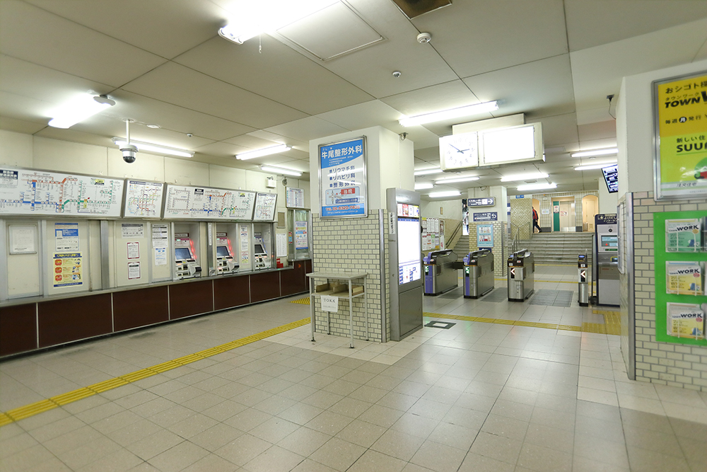 上新庄駅から当院までのアクセス 「南口」の場合