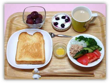 朝食の献立例（1人前）